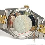 Rolex Oyster Datejust 16013 Champagne Linen Dial Vintage Watch (1987)