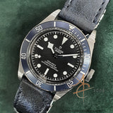 Like new Tudor Heritage Black Bay 41 Blue Ref 79230B Leather (2021)