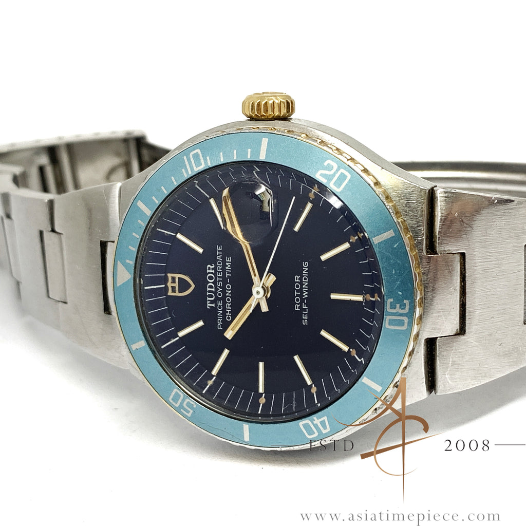 Tudor Prince Oysterdate Chrono Time 9121 Faded Blue – Asia Timepiece Centre