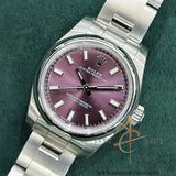 [Rare] NOS Rolex Lady Oyster Perpetual 26 Ref 176200 Grape Dial (2017)