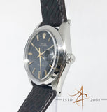 Rolex Oysterdate Precision Ref 6694 Black Dial Vintage Watch (Year 1981)