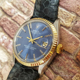 Rolex 1601 Sigma Blue Dial Vintage Watch (Year 1981)