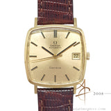 Omega Geneve Automatic 18K Yellow Gold Vintage Watch