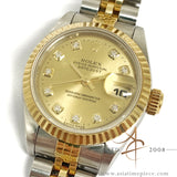 Rolex Datejust Ladies 69173 Diamond Champagne Dial (1996)