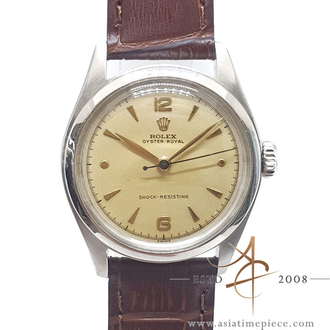 Rolex Oyster Royal Ref 6144 Patina Dial Vintage Watch (1962)