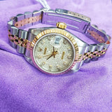 Rolex Datejust 69173 Lady Diamonds Computer Dial Watch (1991)