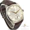 Omega White Sunburst Dial Vintage Watch