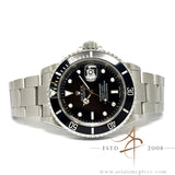 Rolex Submariner Date Black 16610 With Certificate (2002)