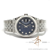Brand New Rolex Datejust 36 Ref 126234 Blue Diamond Jubilee Dial (2021)