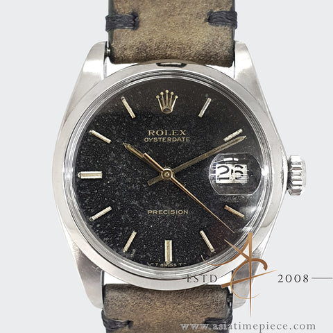 [Rare] Rolex Oysterdate Precision 6694 Stardust Dial Vintage Watch (1972)