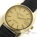 Omega Constellation Automatic Chronometer C Shape Gold Micron Vintage Watch