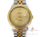 Rolex Thunderbird Turn-O-Graph ref. 16253 Gold Vintage Watch (Year 1985)