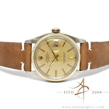 Rolex Datejust 1601 Rare Matte Gold Dial Vintage Watch (1978)