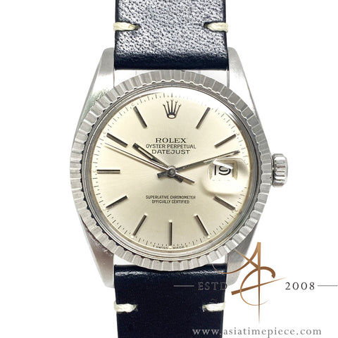 Rolex Datejust 16030 Cream Silver Dial Vintage Watch (Year 1983)