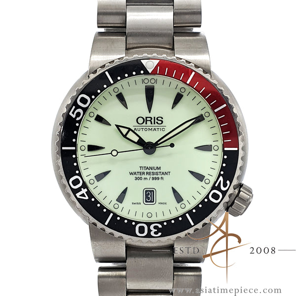 Oris TT1 Divers Coke Lume Dial Titanium 63375627059RS Asia