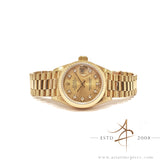 Rolex Lady Datejust 26 Ref 69178 Diamond Dial in 18K Gold (1995)