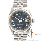 [Rare] Rolex Datejust 16014 Blue Buckley Dial Vintage Watch (1979)