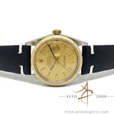 Rolex Datejust 1601 Champagne Linen Dial Vintage Watch (1973)