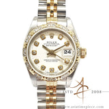 Rolex Lady Datejust 69173 Diamond Dial Vintage Watch (1987)