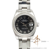 [Rare] Rolex Lady Datejust 179174 Black Roman Sunbeam Dial (2006)