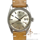 Rolex Datejust 1603 Silver Dial Vintage Watch (Year 1973)
