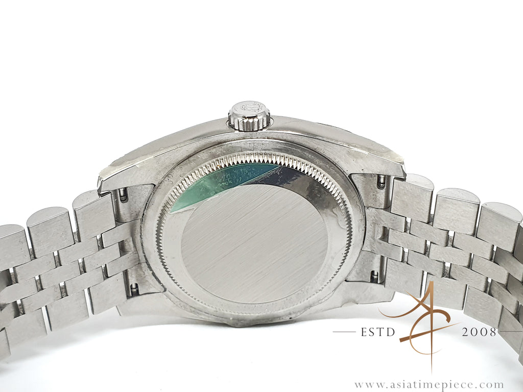 [Full Set] Rolex Datejust 116234 Diamond Blue Computer Dial (2009 ...