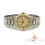 Ebel 1911 Ref 188901 Classic Wave 18K Gold Steel Quartz Ladies Watch