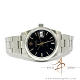 Rolex Precision 6694 Black Dial Vintage Watch (1984)