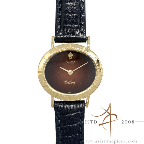 Rolex Cellini Ladies Ref 4081 18K Gold Spider Dial Vintage Watch (Year 1974)