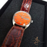 Omega Seamaster Cosmic Orange Vintage Watch