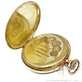 Wolfia 14K Gold Vintage Pocket Watch