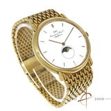 IWC Schaffhausen Moonphase 18k Solid Gold Vintage Quartz Watch