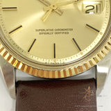 Rolex Datejust 1601 Champagne Sigma Dial Vintage Watch (1969)