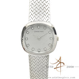 Audemars Piguet Ladies 18K White Gold Diamond Dial Watch
