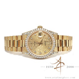 Rolex Datejust Ladies 68158 Diamond 18K Gold (1991)