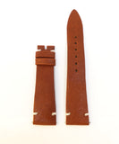 Vintage Tan Brown Leather Watch Strap (20mm)