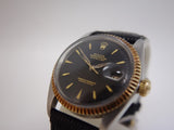 Rolex Vintage Oyster Perpetual Black Dial Datejust 1601 