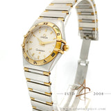 Omega Constellation 18K Gold Stainless Steel Ladies Watch