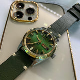 Pagol Green V7 Day-Date Vintage Watch Rare