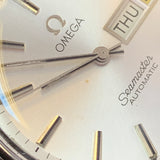 Omega Seamaster Day-Date Silver Dial Vintage Watch