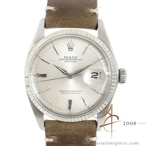[Rare] Rolex Datejust Ref 1601 Doorstop Dial Vintage Watch (1966)