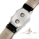 Philip Stein Teslar Signature Dual Time Zone Black Dial Diamond Ladies Watch