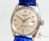 Rolex Oyster Perpetual Datejust Ref 1601 Sigma Linen Dial Watch (Year 1971)