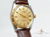 Rolex Oyster Perpetual Datejust Ref 1601 Linen Sigma Dial Vintage Watch (Year: 1978)