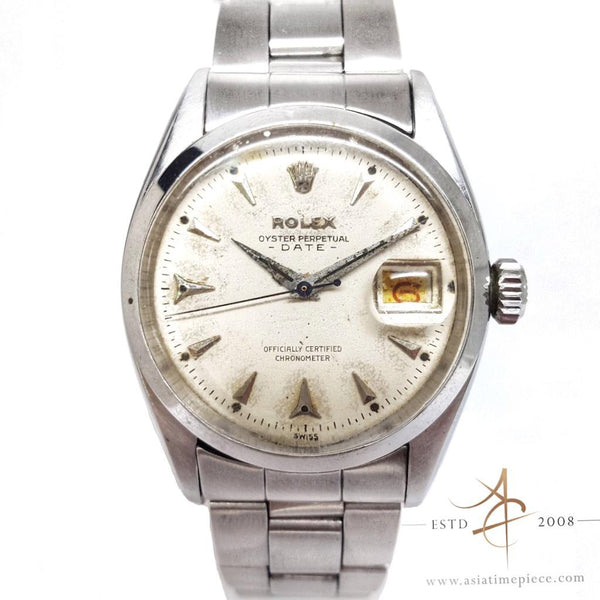 Rare Rolex 6534 Oyster Perpetual Date Vintage Watch Year 1956 Asia Timepiece Centre
