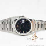 Rolex Oysterdate Precision 6694 Black Dial Vintage Watch (Year 1984)