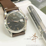 Rolex Oysterdate Precision 6694 Slate Grey Dial Vintage Watch (1974)