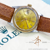 Rolex Datejust Ref 1601 Champagne Dial Vintage Watch (1975)