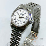 Rolex Midsize Datejust White Dial Ref 68274  (Year 1995)