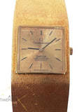 Omega Constellation Rare Vintage Square Dial 18k Solid Gold Automatic